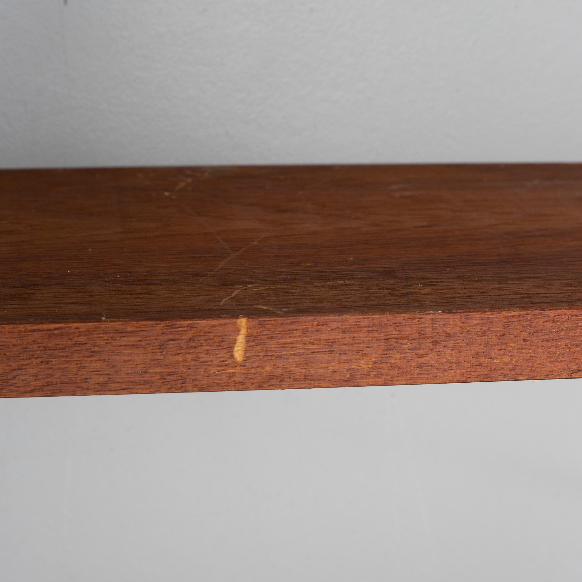 VÄGGHYLLA, teak, 1960-tal.