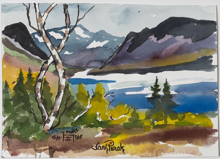 Lars Pirak, Mountain Landscape.