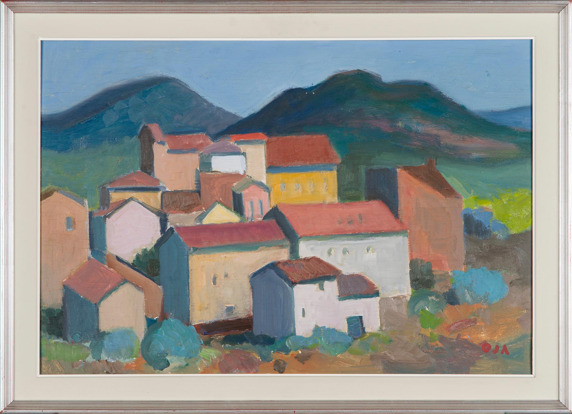 Onni Oja, Village view.