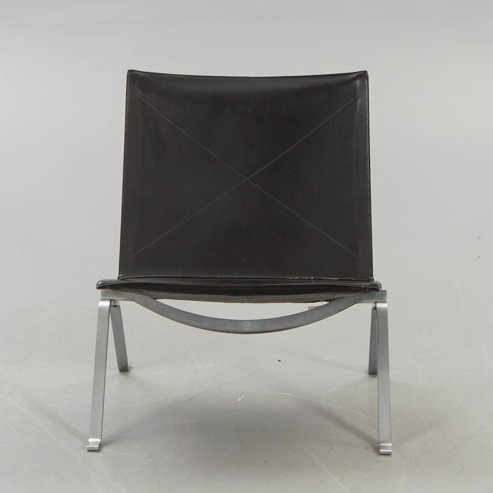 Poul Kjaerholm, fåtölj, "PK 22", Fritz Hansen, 1988.