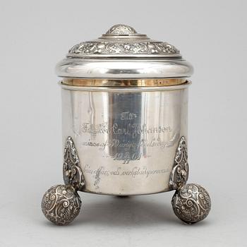 STOP, silver, GAB, Stockholm, 1901. Vikt ca 566 gram.