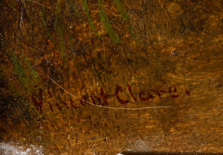 VINCENT CLARE, olja på duk, signerad.