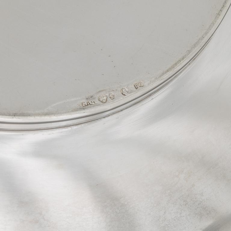 Guldsmedsaktiebolaget, skål, silver, Stockholm, troligen 1918.