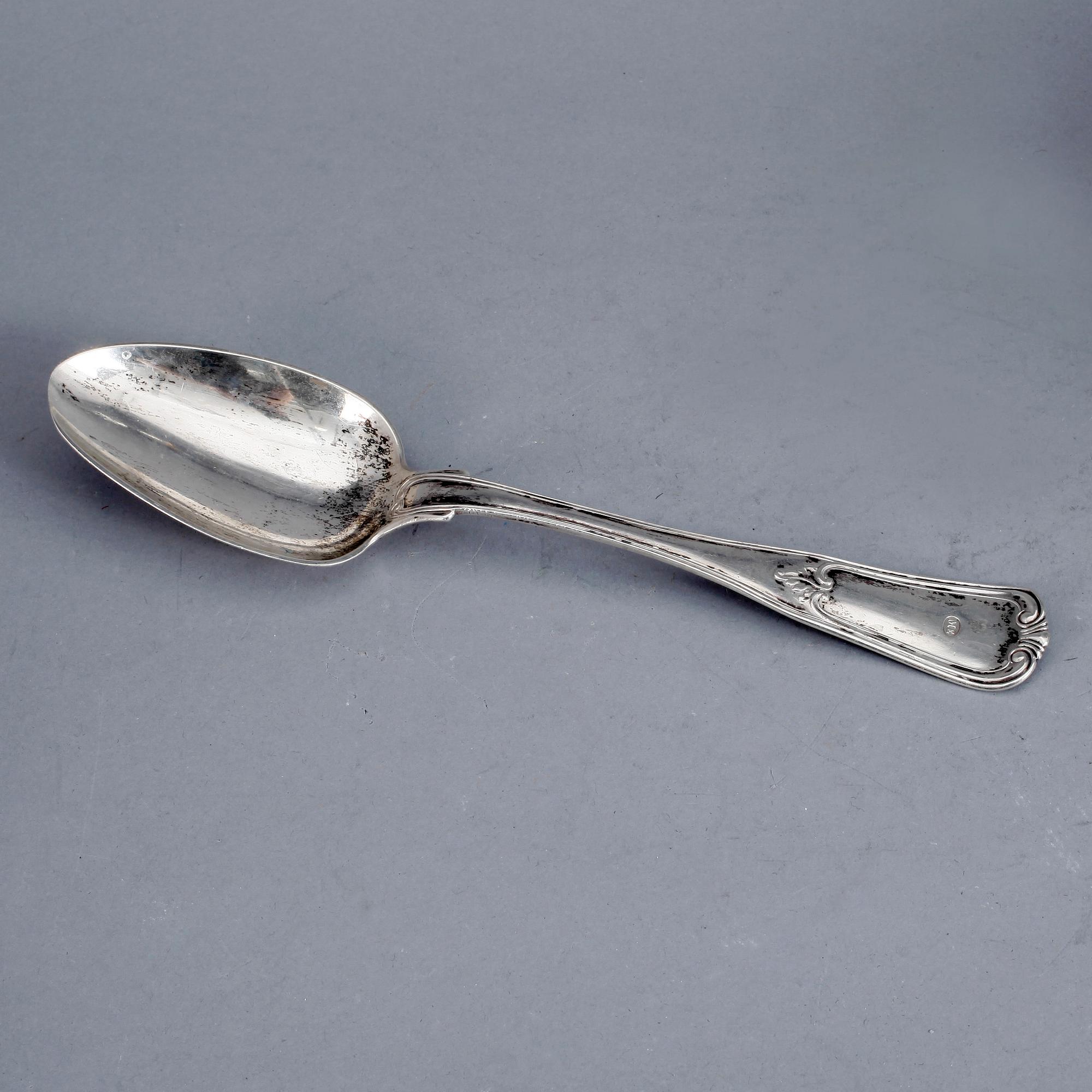 RAGUSKED, silver, Gustav Dahlgren, Malmö 1862. Vikt 81 gram.
