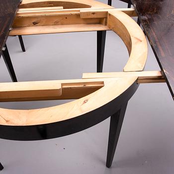 MATBORD samt STOLAR, 6 st, art déco, 1920-tal.