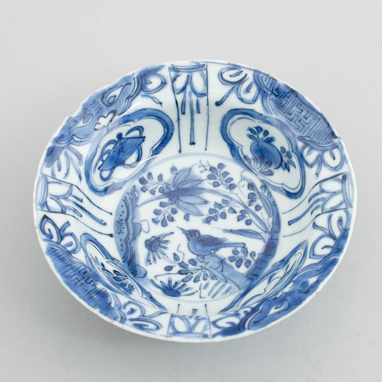 SKÅL, kraakporslin, Kina, Wanli, 1562-1620.