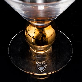 GUNNAR CYRÉN, 12 'Nobel' cocktail/champagne glasses, from Orrefors.