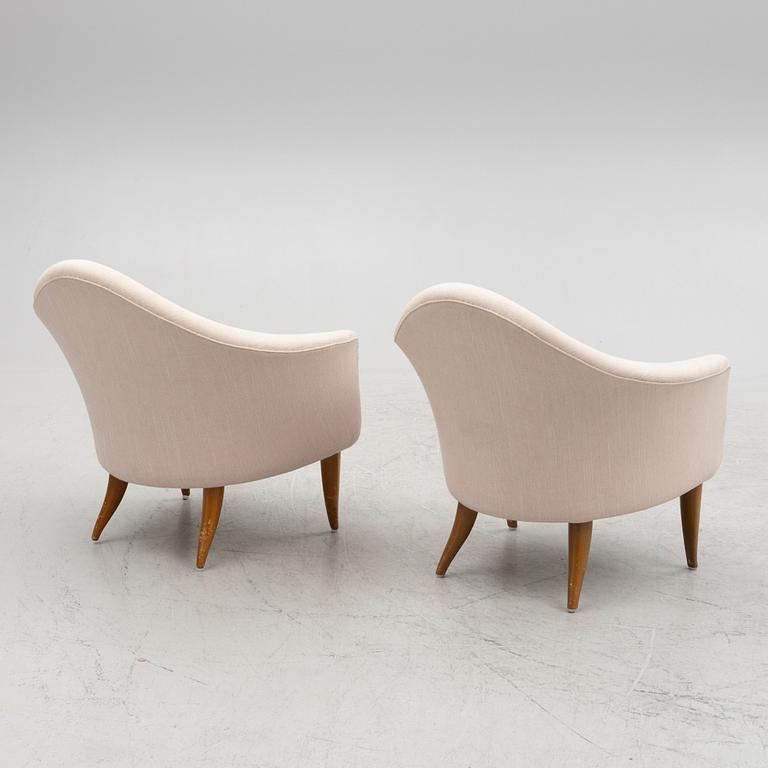 Kerstin Hörlin-Holmquist, armchairs, a pair, "Little Adam" from the series "Paradiset", Nordiska Kompaniet.