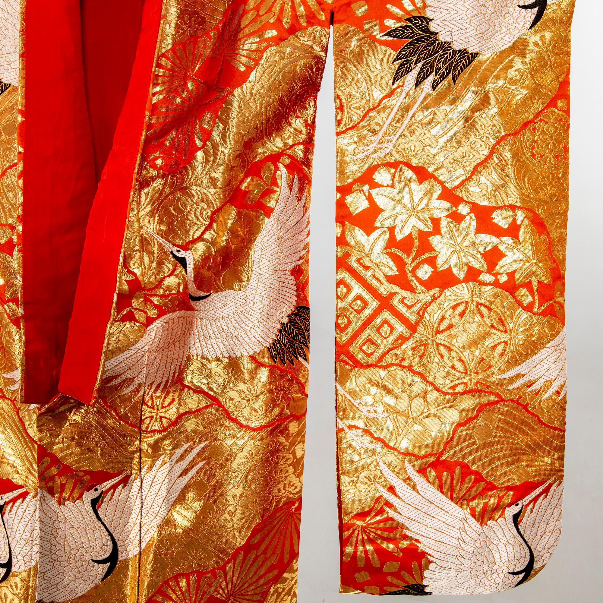 A 20th century Japanese wedding kimono.