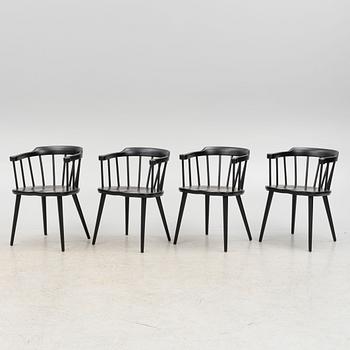 Karin Mobring, four "Torpet" chairs, IKEA, Sweden, 1960's.