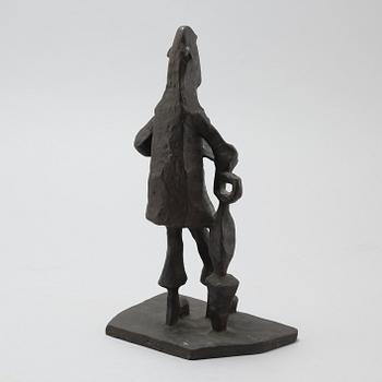 OKÄND KONSTNÄR, skulptur, brons, signerad, Herman Bergman fud, 1900-tal.