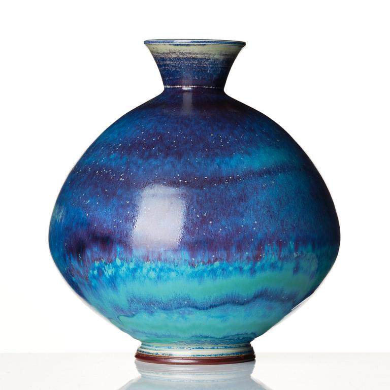 Berndt Friberg, a stoneware vase, Gustavsberg studio, Sweden 1974.