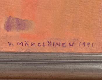 VEIKKO MÄKELÄINEN, öljy kankaalle, signeerattu ja päivätty 1991.