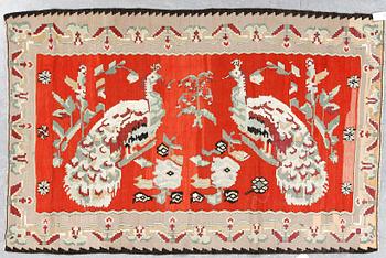 KELIM, semiantik Bessarabisk, ca 210 x 138 cm.
