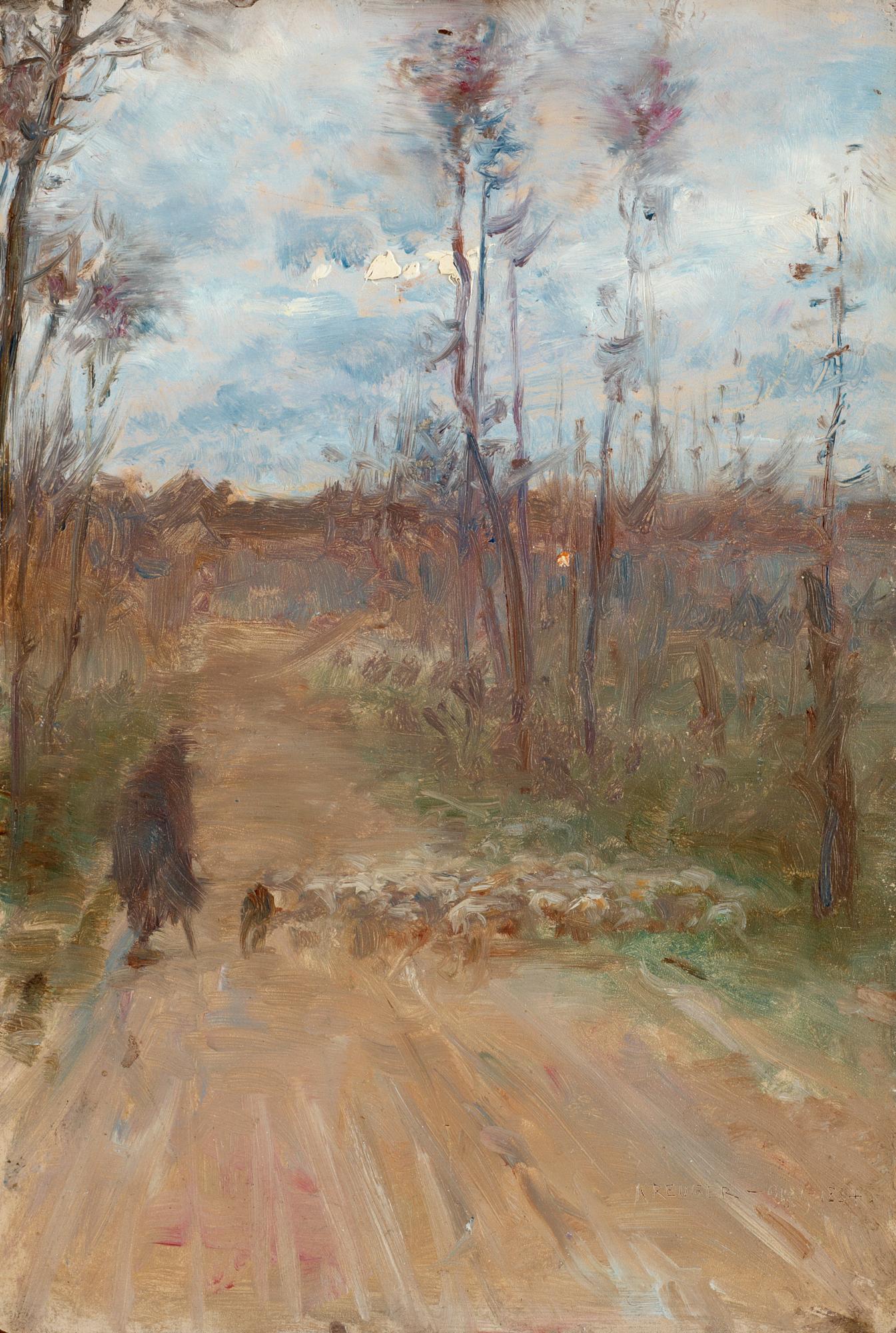 Nils Kreuger, Shepherd in Grez.