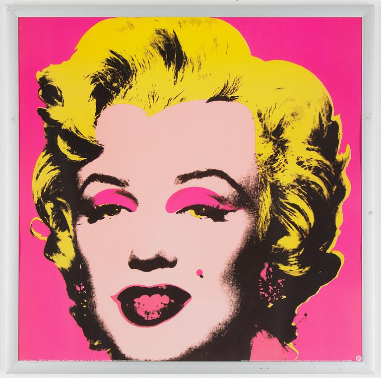 ANDY WARHOL, after. An offset poster published by teNeues, 1993.