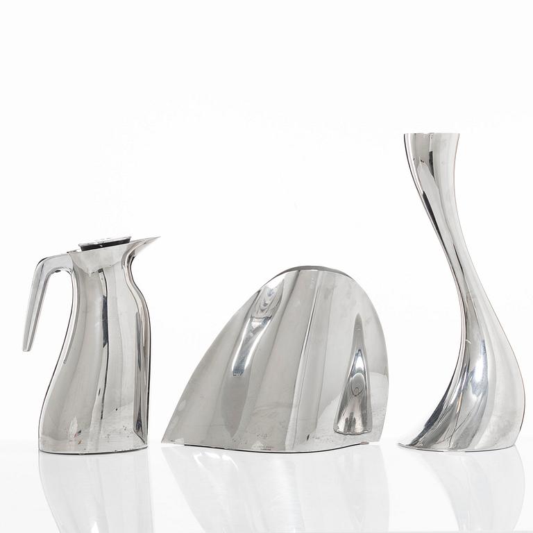 Georg Jensen, ljusstake, kaffekanna, vas.