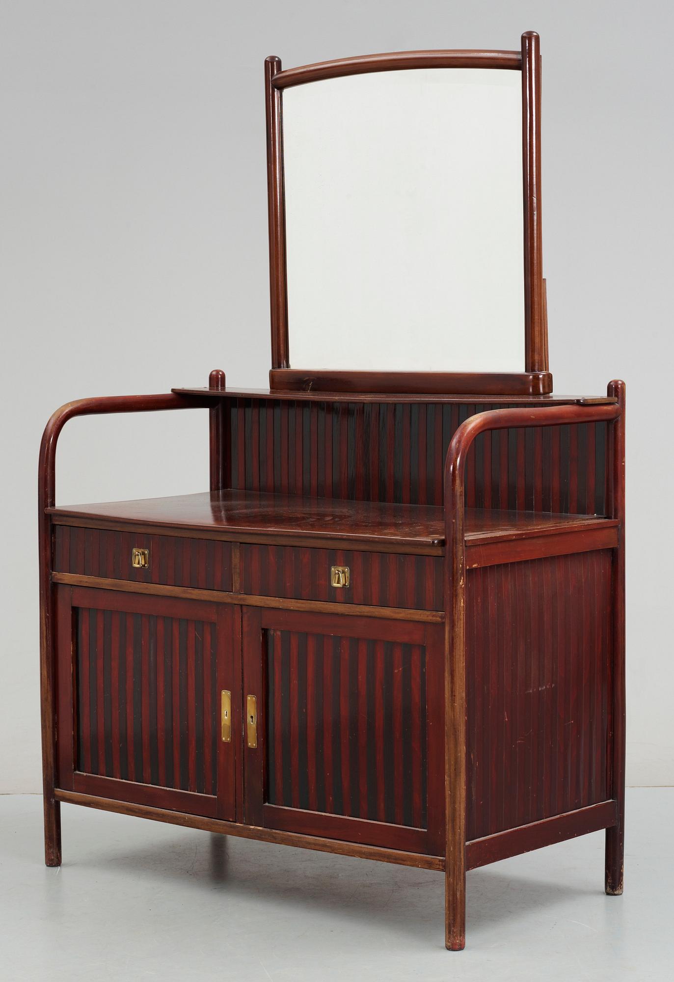 TOILETTBORD, etikettmärkt Jacob & Josef Kohn, Wien, Österrike, 1900-talets första decennier.