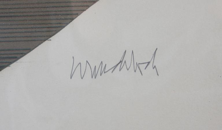 WUNDERLICH, PAUL. Färglitografi, sign, e a.