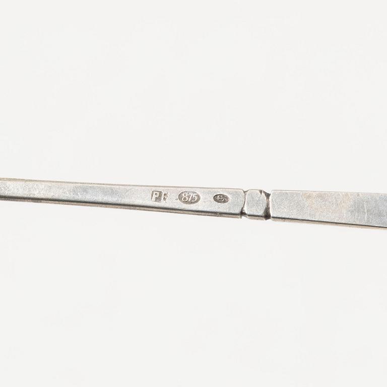 A set of silver cutlery, mostly Estonian (34 pcs).