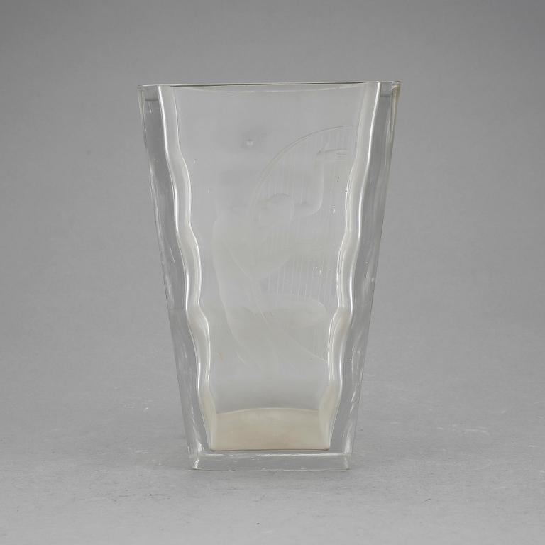 VAS, glas, Vicke Lindstrand, Orrefors.