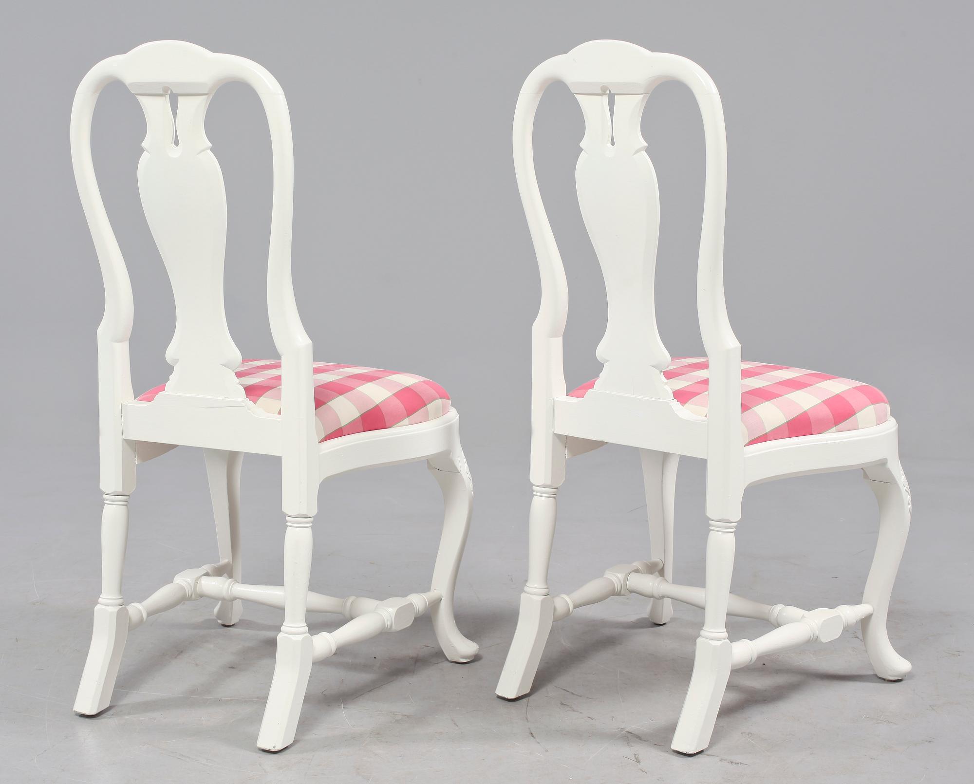 STOLAR, 2 st, rokokostil, 1900-tal.