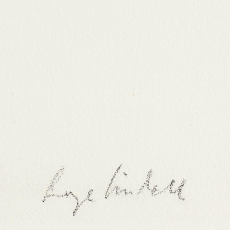LAGE LINDELL, silkscreen in colours, signed 33768.