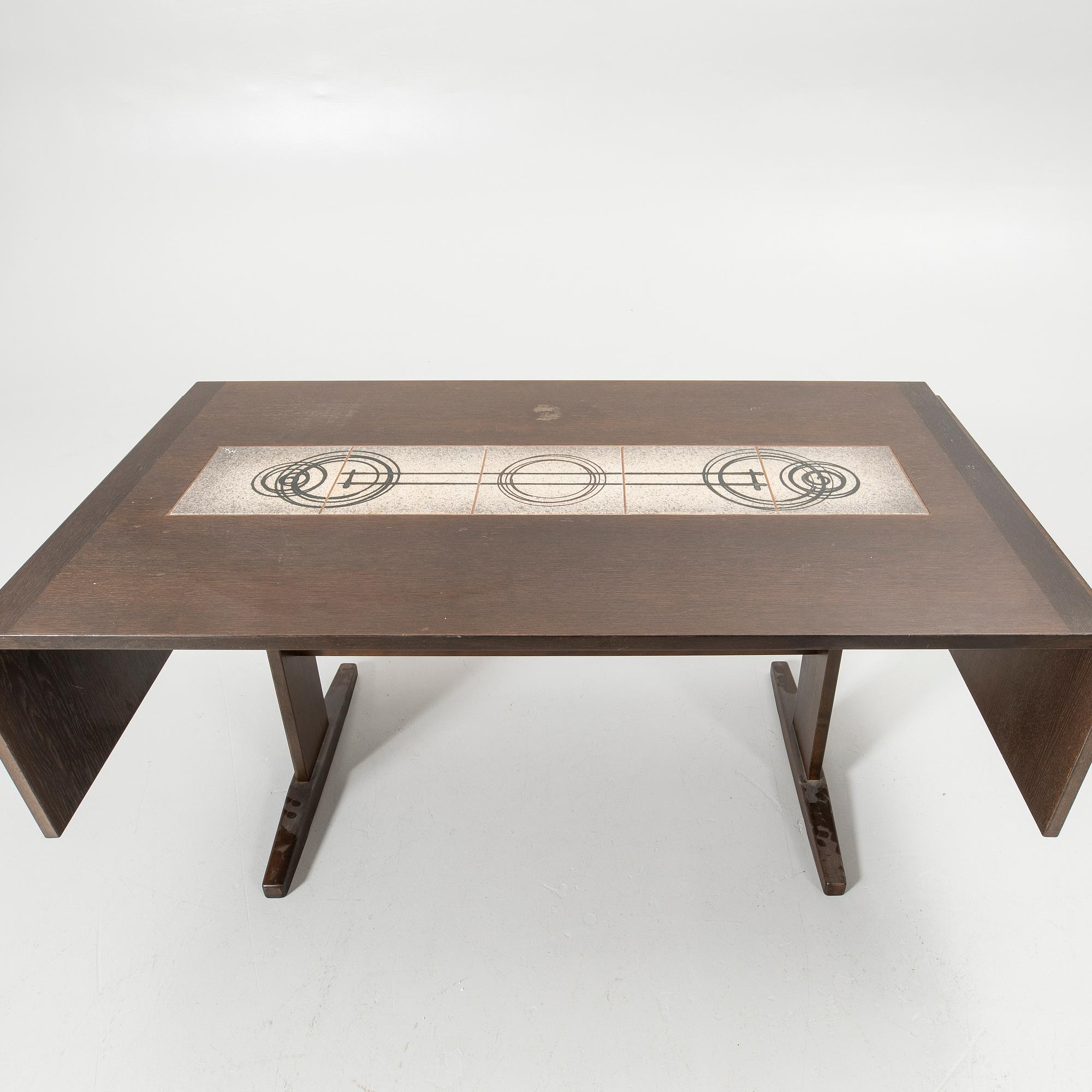 Poul H. Poulsen, dining set, 7 pieces, 1970s, Denmark.