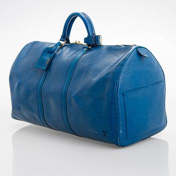 Louis Vuitton, A Epi Leather 'Keepall 55' Bag.