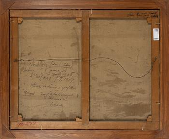 Johan Kindborg, Winter Scene from Bengt Ekehjelmsgatan, Södermalm, Stockholm.