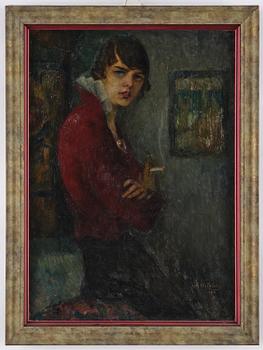 Åke Nothberg, Smoking woman.