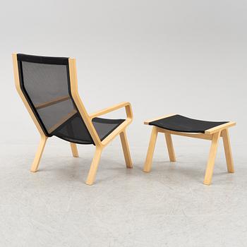 Mårten Claesson , easy chair and ottoman, model "Omni", Swedese, 21st Century.