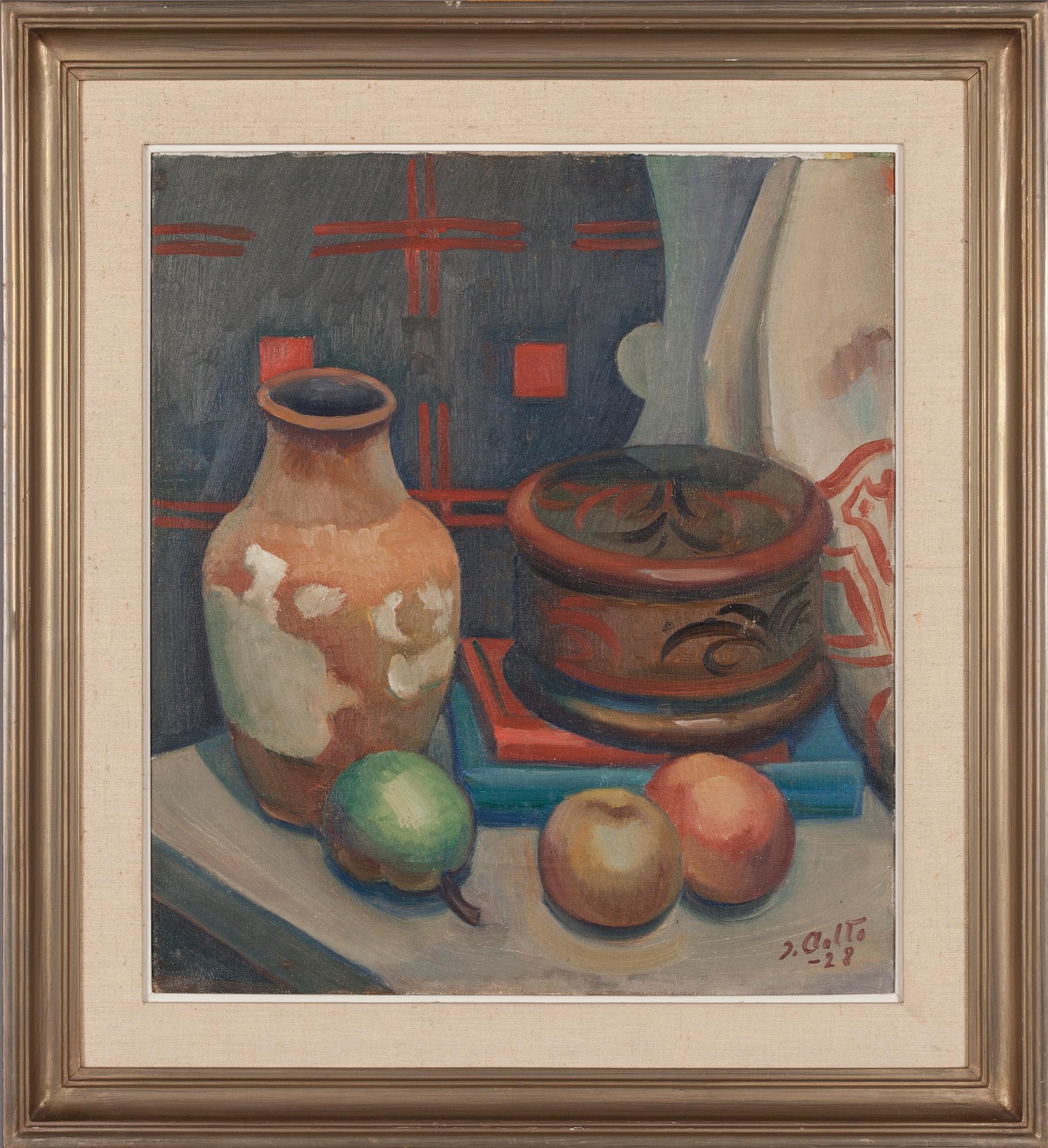 Ilmari Aalto, oil on canvas, signed and dated -28.