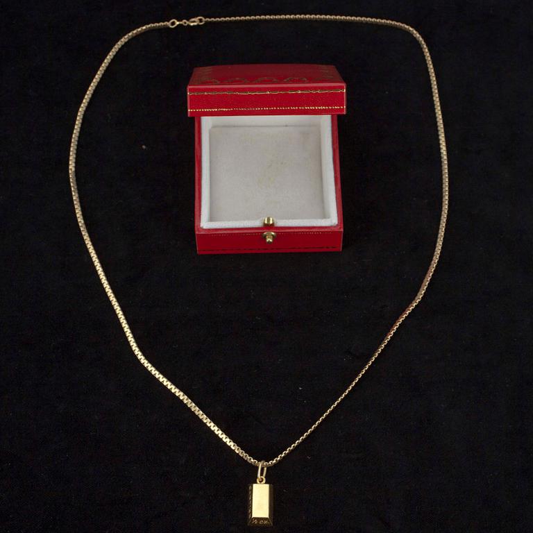 HALSBAND, guldtacka, Cartier.