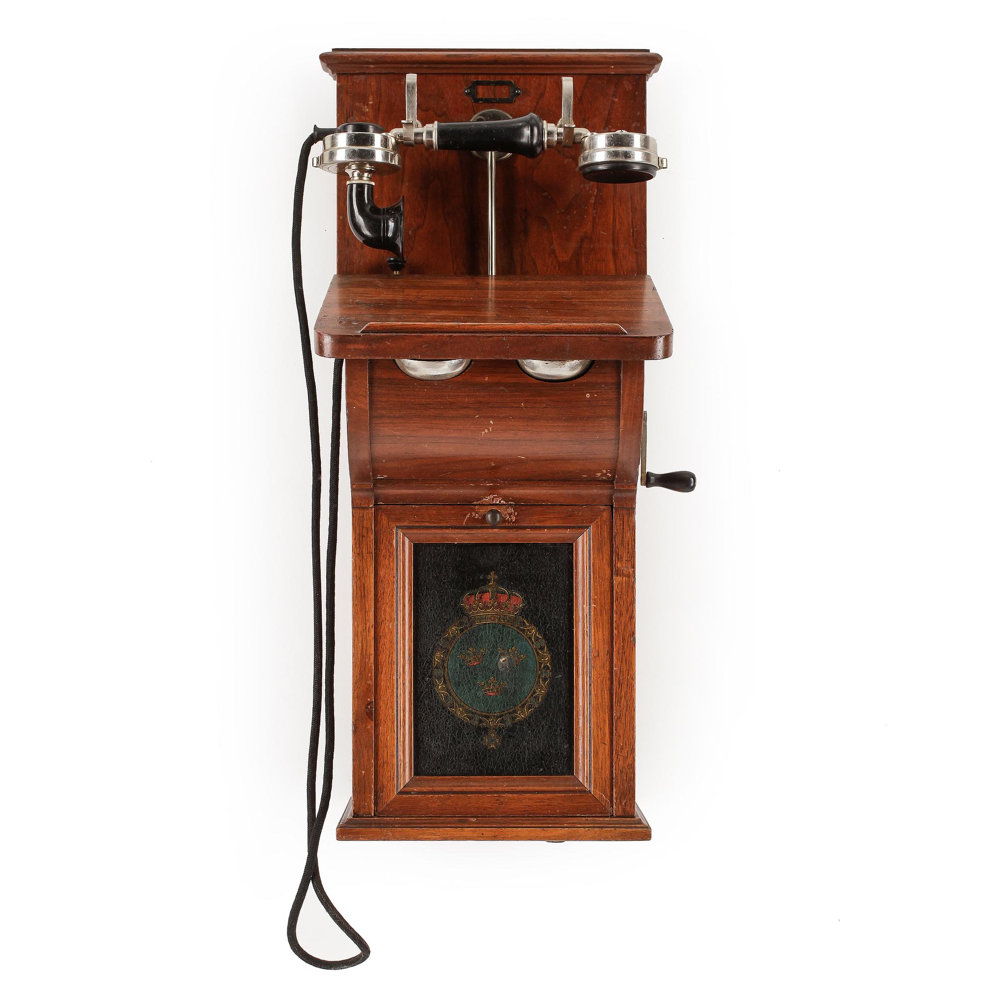 VÄGGTELEFON, LM Ericsson, 1800-talets slut.