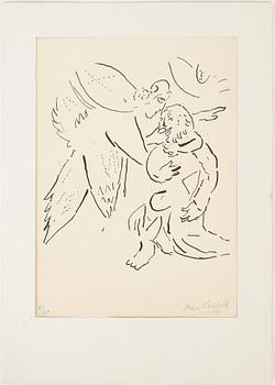 Marc Chagall, lithograph, signed and numbered 6/75.