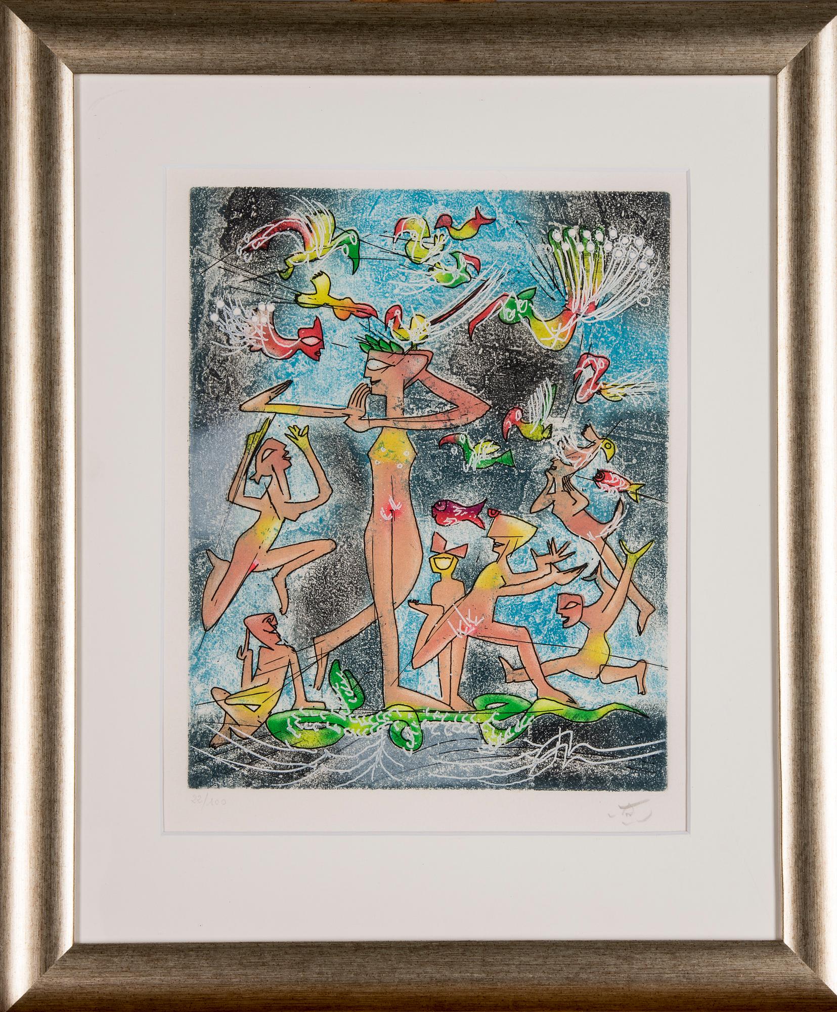 ROBERTO MATTA, etsning, signerad och numrerad 22/100.