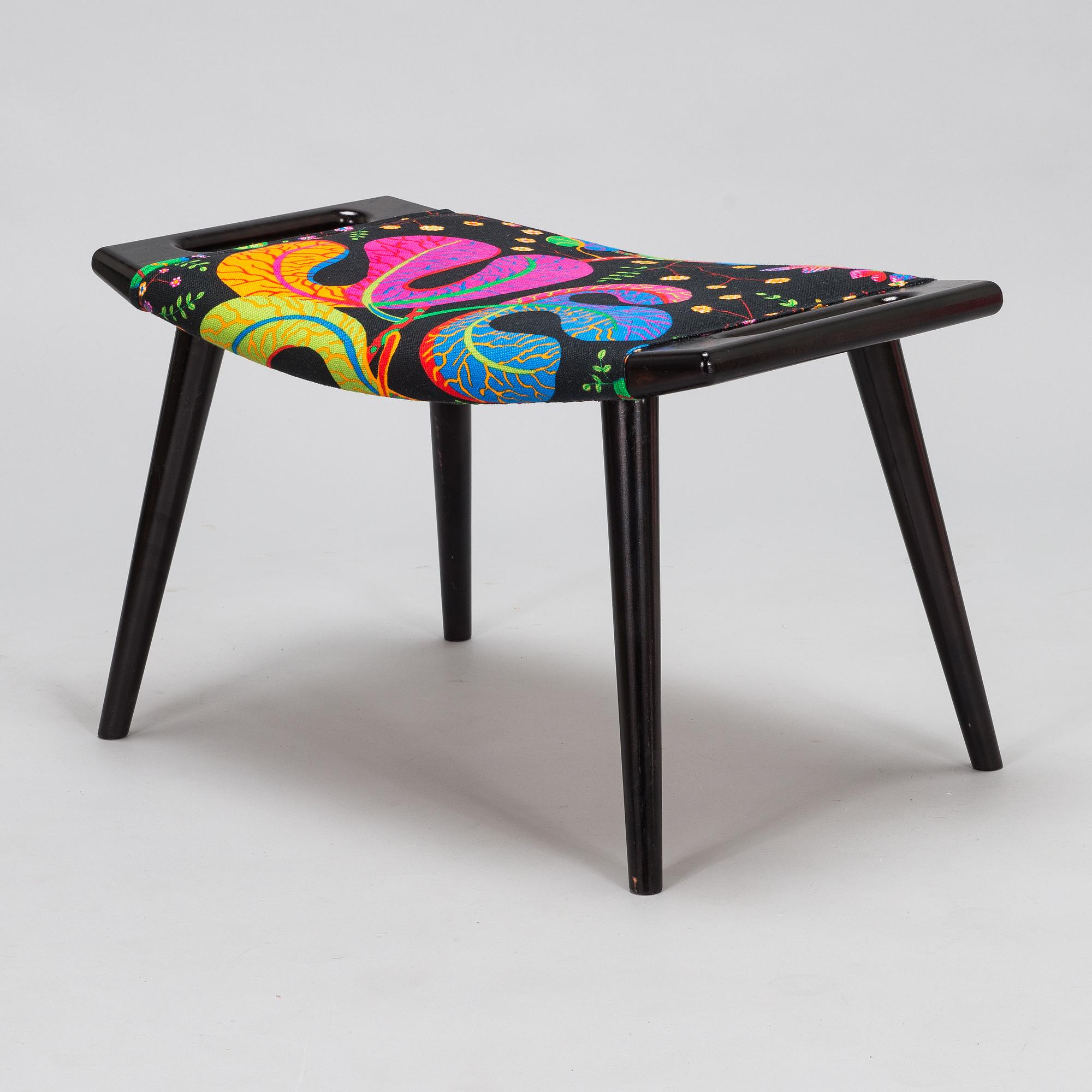Hans J Wegner, a mid-20th century 'AP29' stool for AP-stolen Denmark.