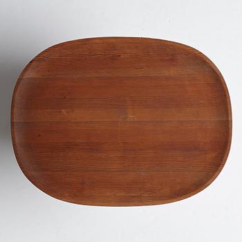 Axel Einar Hjorth, a stained pine "Utö" table, Nordiska Kompaniet, Sweden 1930's.