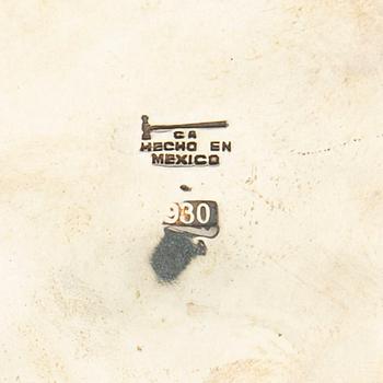 Skål silver (930)  Mexiko 1900-tal.