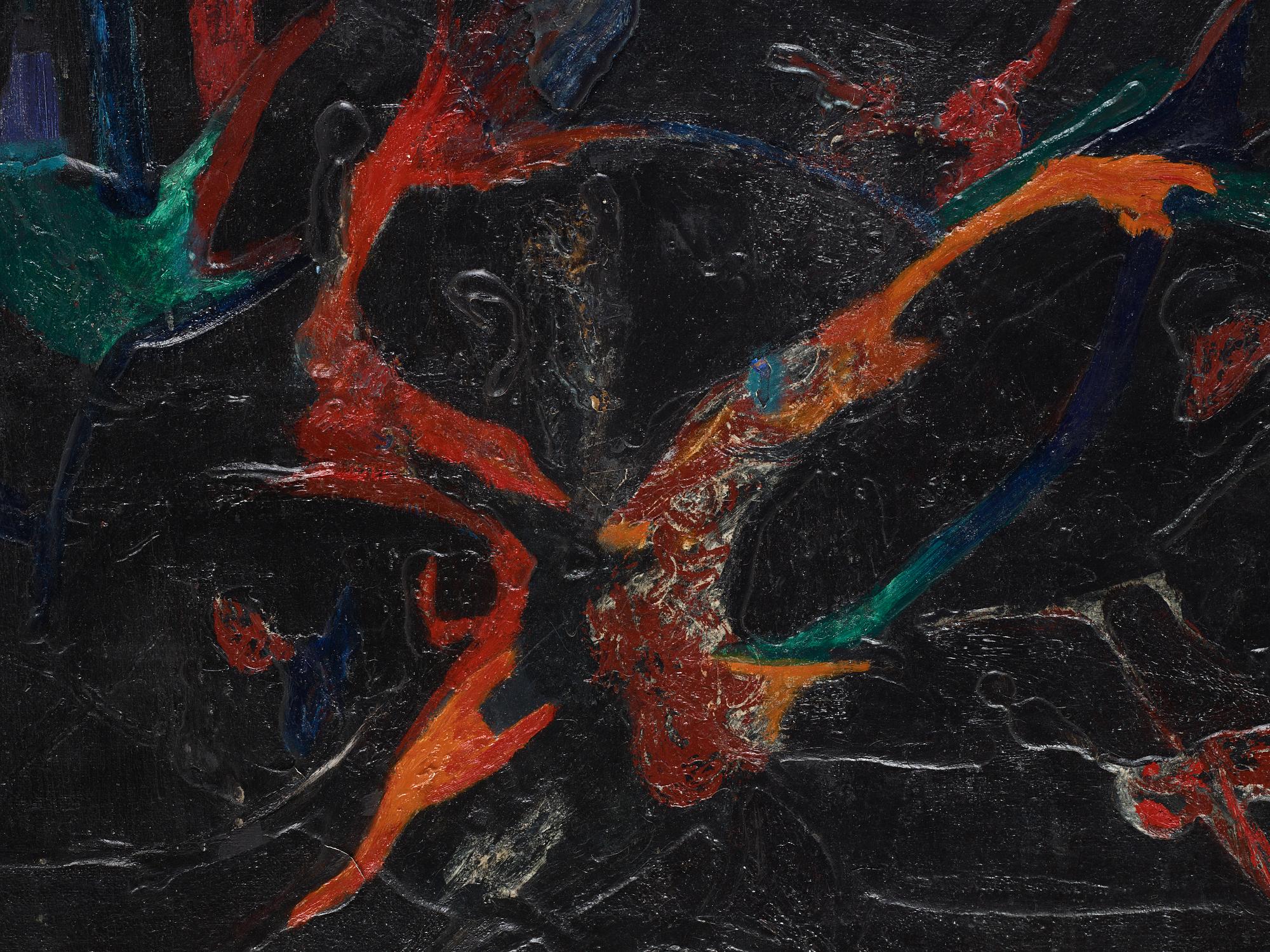 Siri Rathsman, oil on canvas, signed Siri Rathsman and dated 1965.