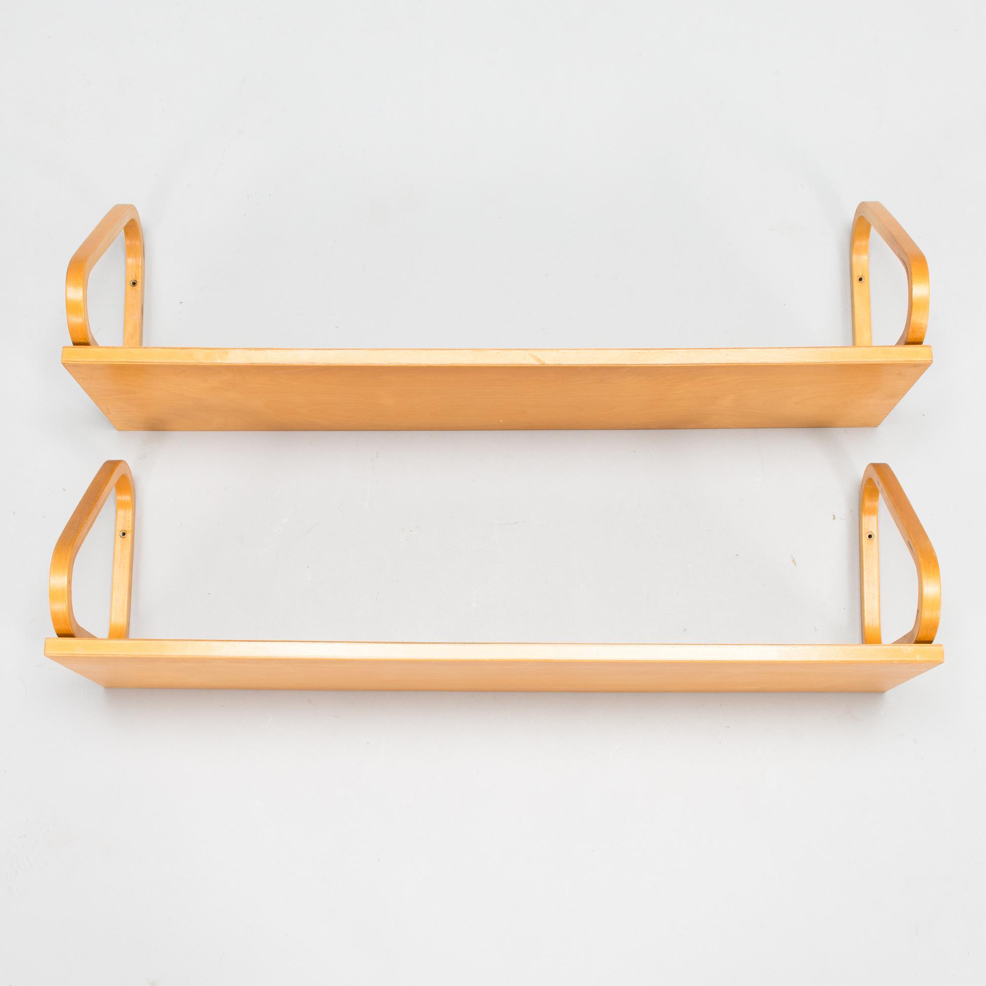 Alvar Aalto,  Two mid 20th Century '112B' shelves for Artek.