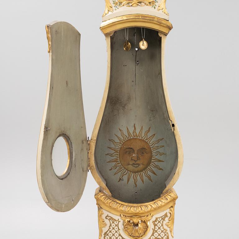 A Swedish Rococo Longcase Clock, Petter Ernst, (active in Stockholm 1753-1784).