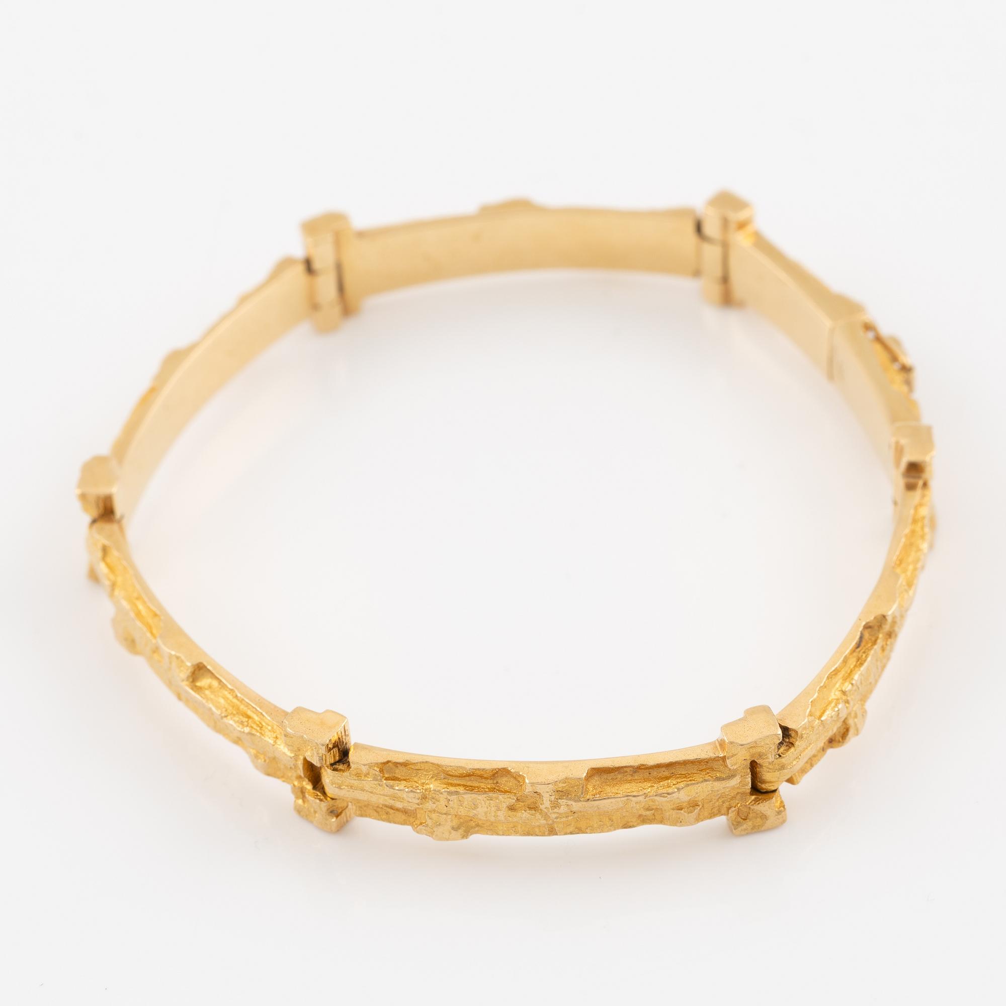 Lapponia, design Björn Weckström, armband, "Tundra",  18K guld.