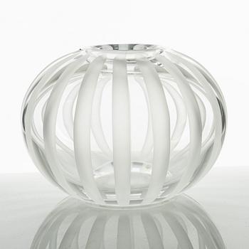 Anne Nilsson, vase, glass, "Expo", Orrefors.