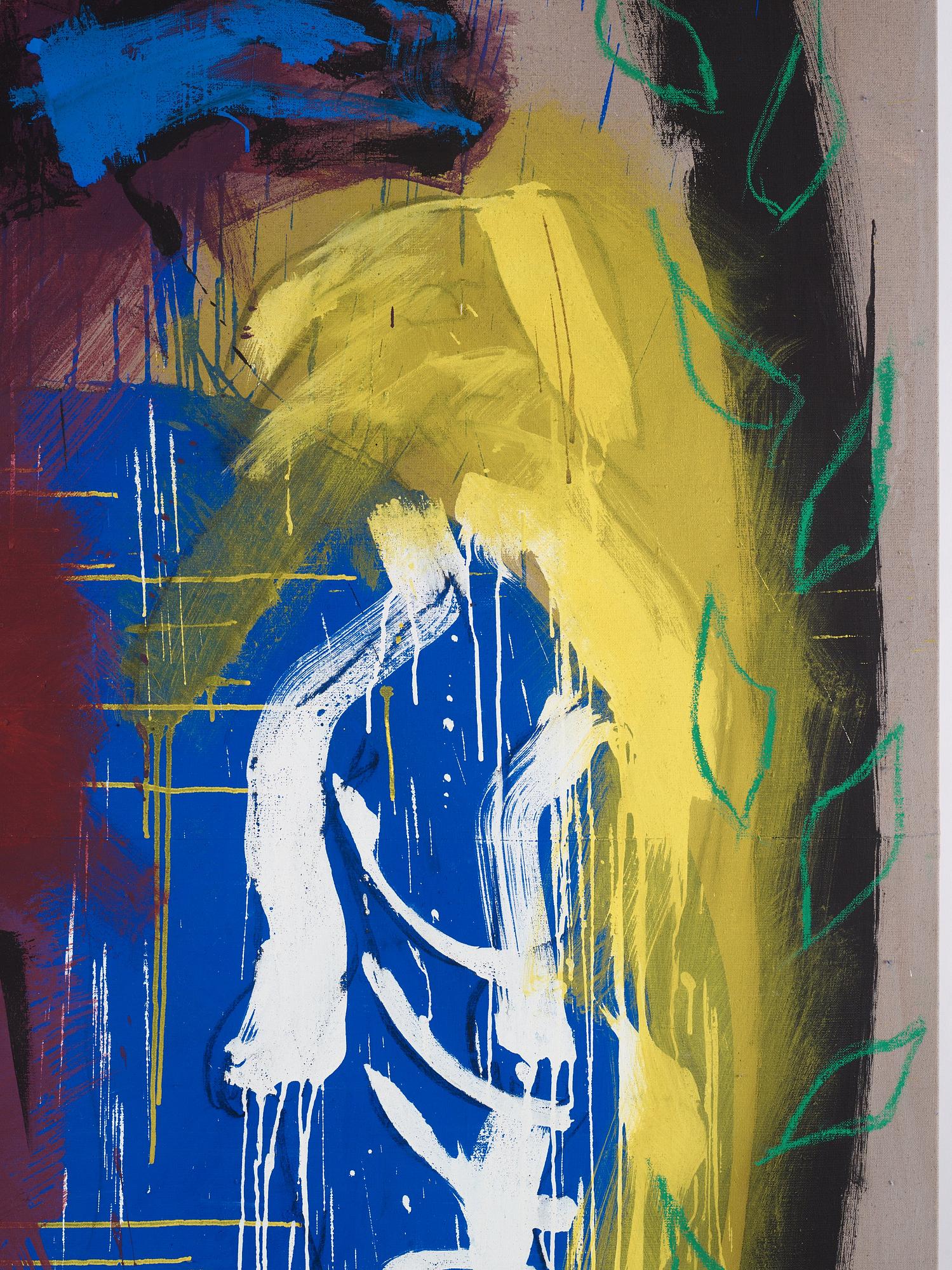 Anette Abrahamsson, signed and dated 1984 verso. Oil on canvas.