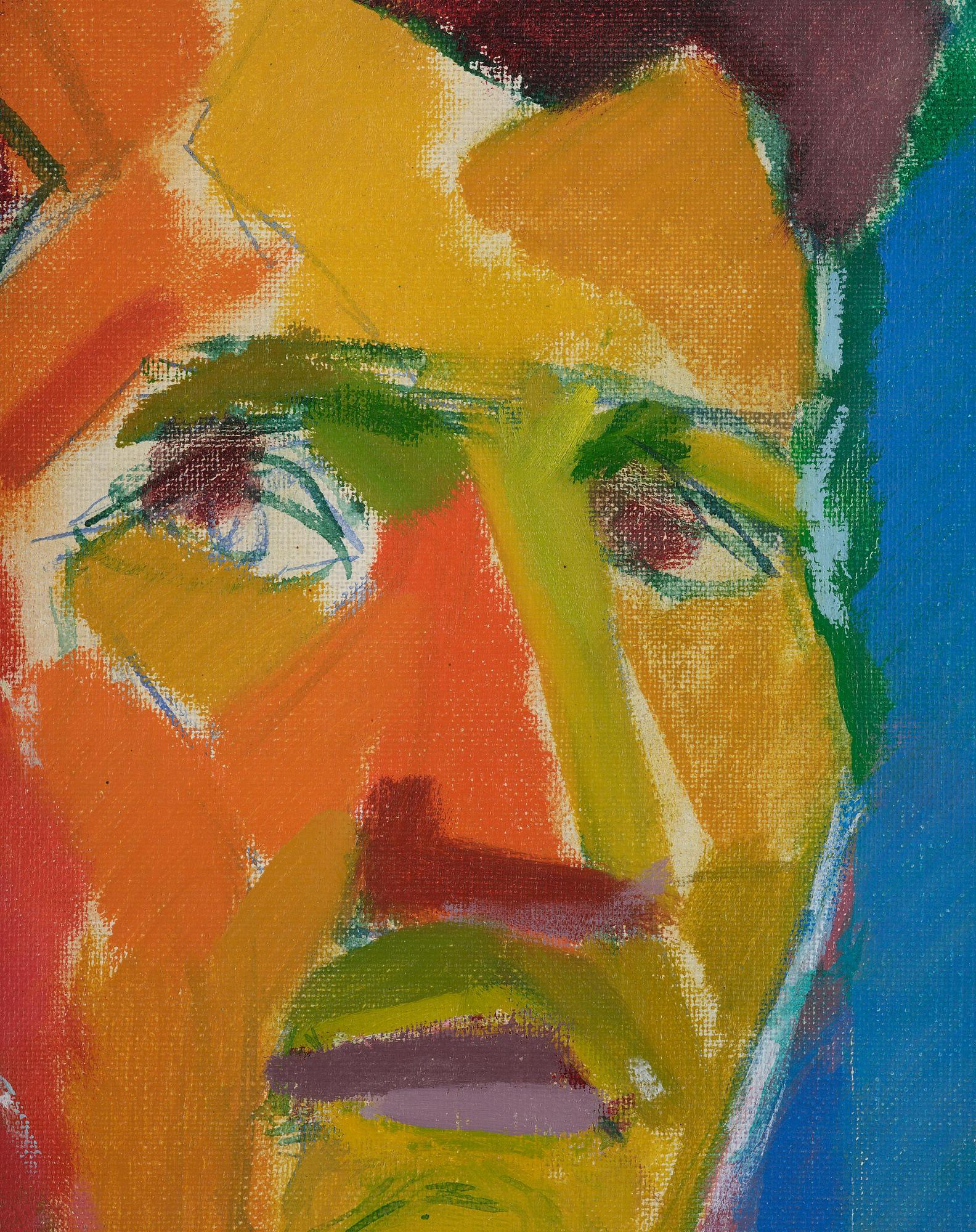 Gösta Werner, Självporträtt.