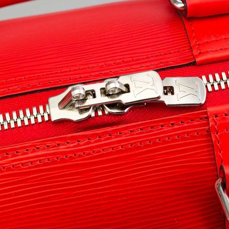 Louis Vuitton x Supreme Keepall Bandouliere Epi 45 Red.