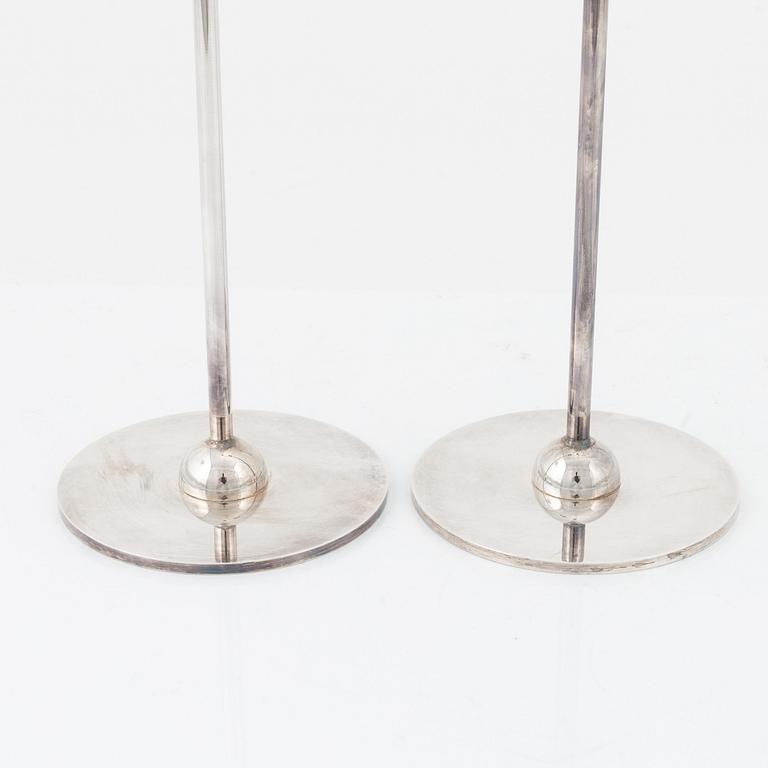 Estrid Ericson, ljusstakar, "Kulan", ett par, Firma Svenskt Tenn.