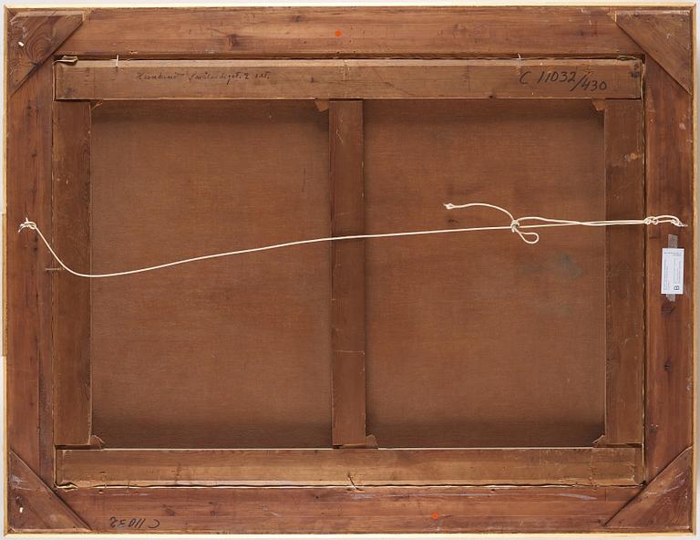 Anshelm Schultzberg, "Barn i trädgården", motiv från Nyckelviken (Children in the Garden, scene from Nyckelviken).